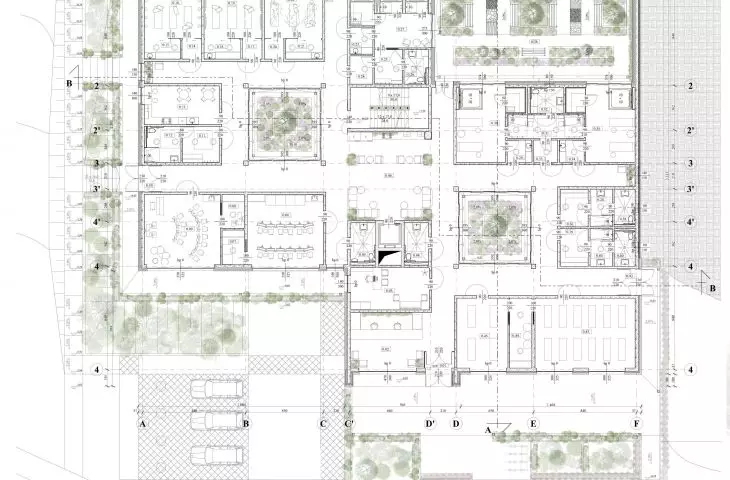 Centrum Zmysłów w Olsztynie, rzut parteru