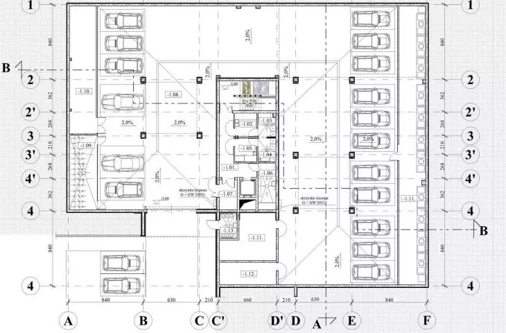 Olsztyn Sensory Center, view of level -1