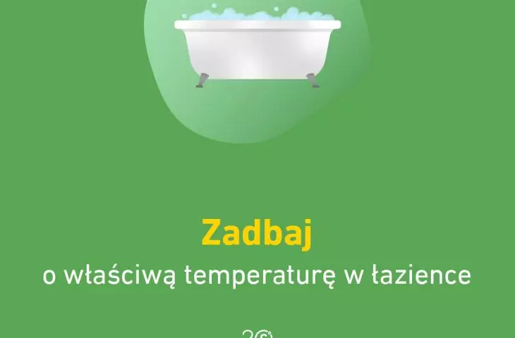 Kwestie ograniczania zużycia energii dotyczą również pomieszczeń takich jak kuchnia i łazienka