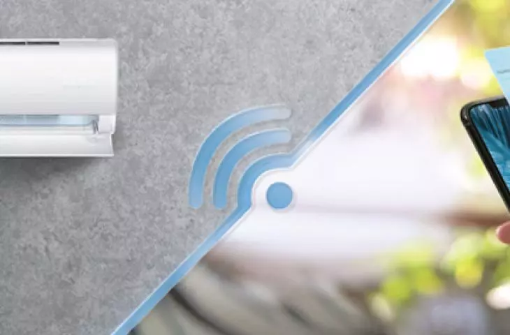 WI-FI control as standard on all wall units 