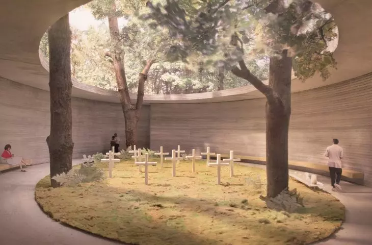 Cmentarz Żołnierzy Wojska Polskiego na Westerplatte Gdańsk | proj. konkursowy (wyróżnienie)