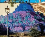 mural Kina na Granicy w Parku Pokoju