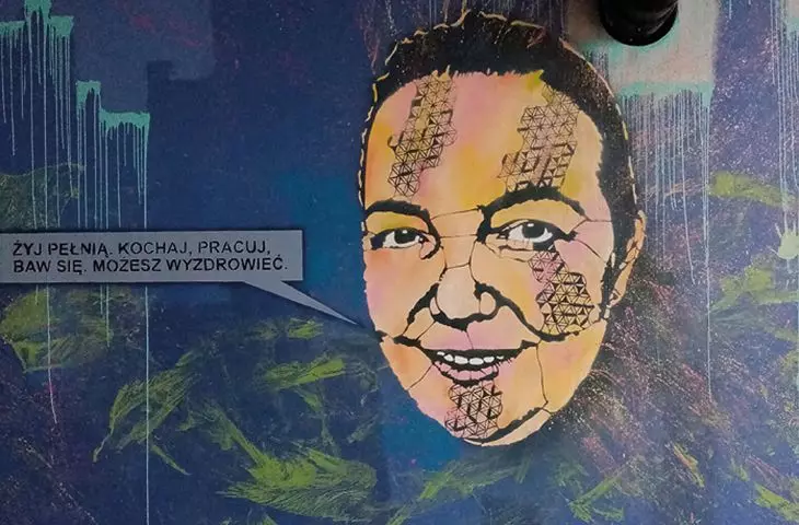 Street art as a tool for informal education - Mental Health Congress Gallery, Warsaw, Poland