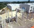 Supply and installation of prefabricated columns for the production hall