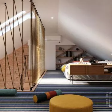 Mezzanine bedroom