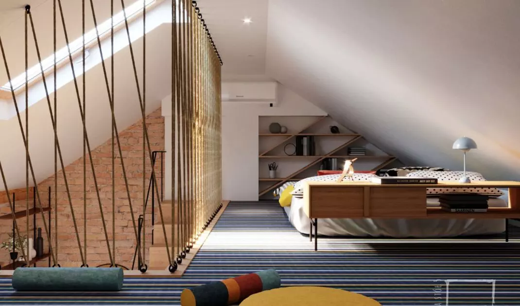 Mezzanine bedroom