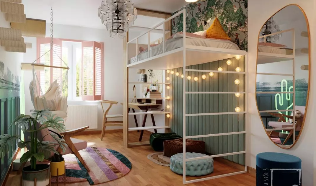 Teenage girl's room