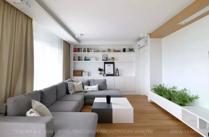 Minimalist apartment in Bemowo