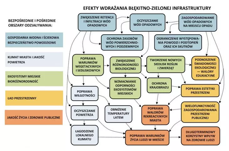 Wielofunkcyjne wykorzystanie błękitno-zielonej infrastruktury
