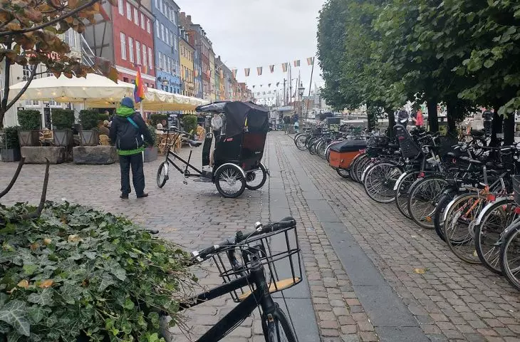 Copenhagen, old town - bicycle parking lot