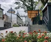 Łódź, Pasaż Róży, 2022 rok, tworzenie sieci pieszych powiązań w śródmiejskich kwartałach w ramach projektu Rewitalizacji Obszarowej Centrum Łodzi, proj.: 3DArchitekci