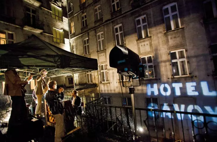 „Hotel Savoy”, reż. Michał Zadara, Teatr Nowy w Łodzi; na zdjęciu muzycy