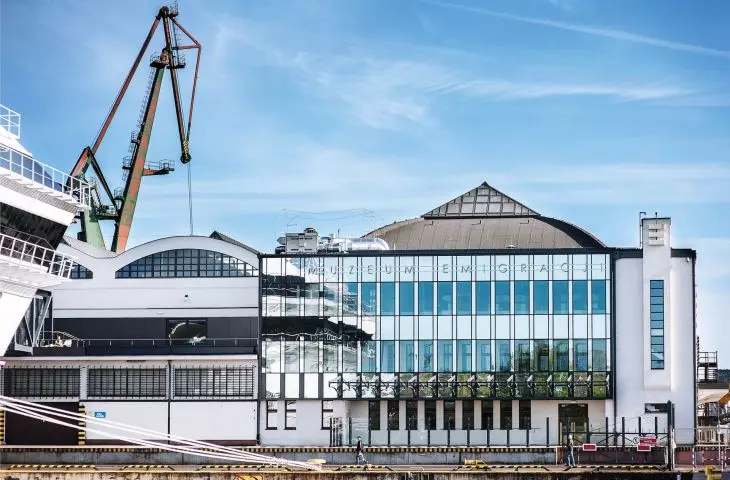 Muzeum Emigracji w dawnym budynku Dworca Morskiego w Gdyni, przebudowa proj.: ae fusion Studio