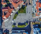 Sopot from the sky - where Monciak meets the somewhat controversial new city center