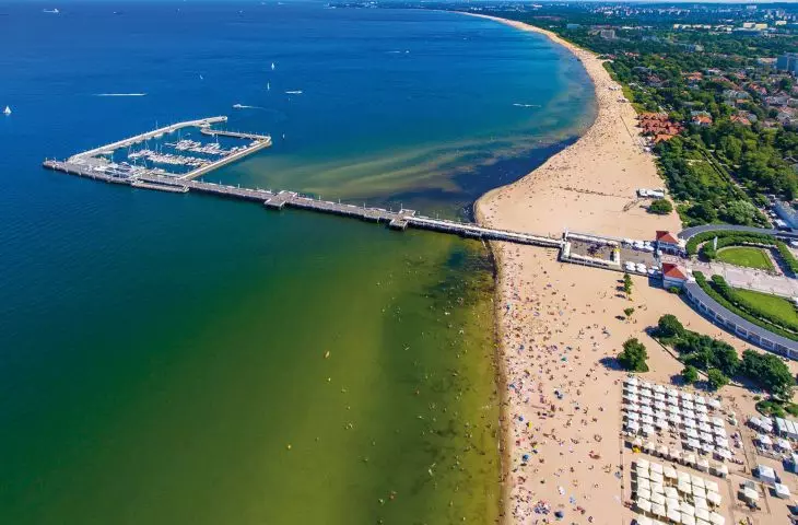 Sopot's pier still remains the longest such structure on the Baltic Sea