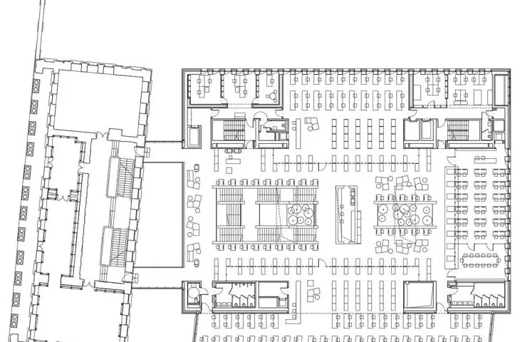 Nowe skrzydło Biblioteki Raczyńskich przy placu Wolności w Poznaniu