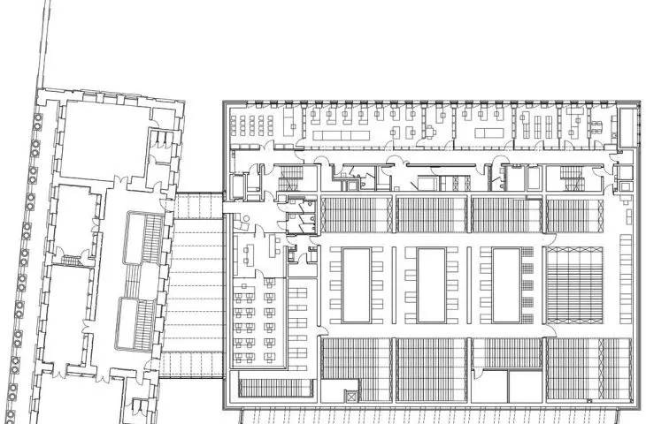 Nowe skrzydło Biblioteki Raczyńskich przy placu Wolności w Poznaniu
