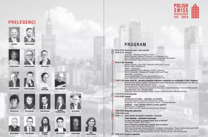 Konferencja „Better Urban Life. Warszawa i Zurych, dwie zmieniające się metropolie”
