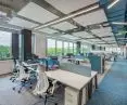 EcoClouds with integrated lighting will improve acoustics and visibility in open space