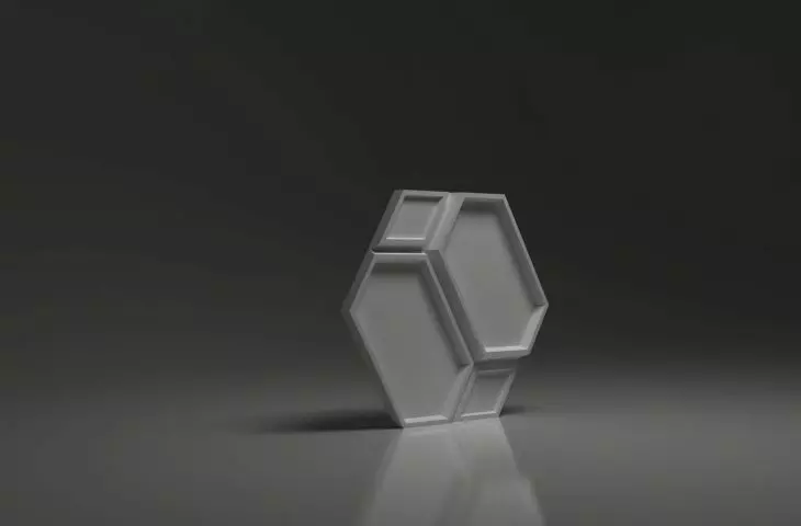 Panele dekoracyjne HEXAGON, DOUBLE