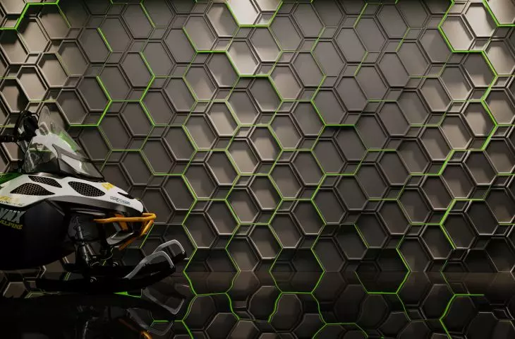 Panele dekoracyjne HEXAGON, DOUBLE
