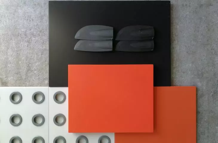 Design moodboard - spatulas and placemats for dishes 