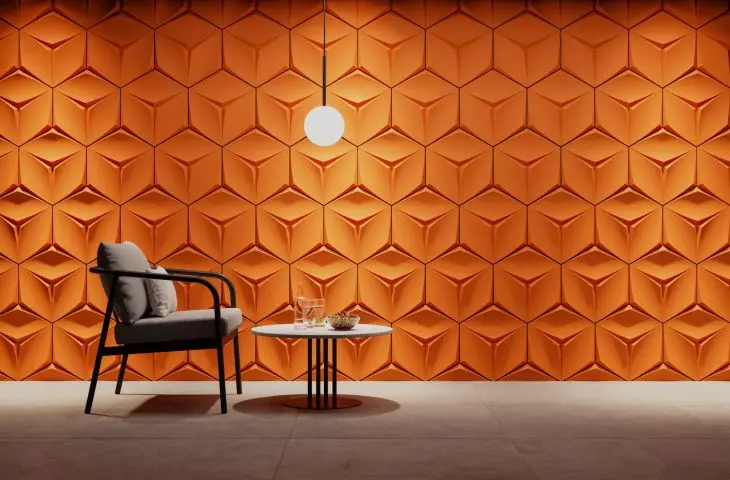 Panele dekoracyjne HEXAGON, LEAF