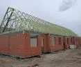 Prefabricated trusses - pitched roof