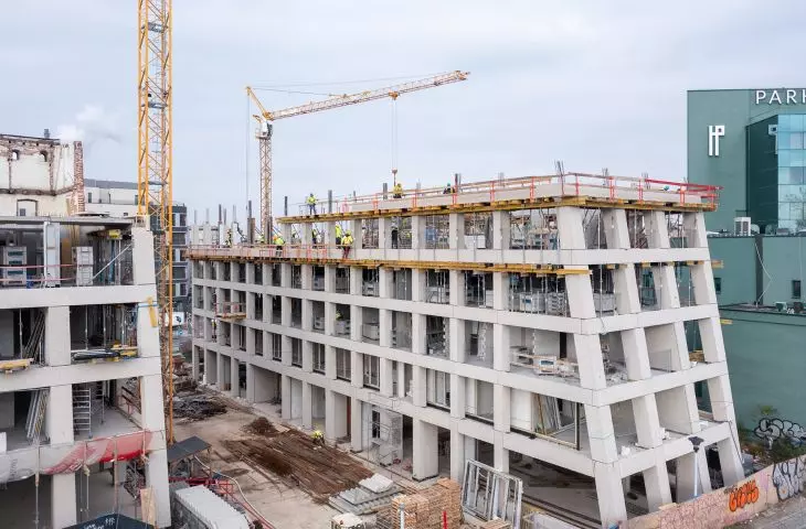 Prefabricated facade of a residential building - Wroclaw