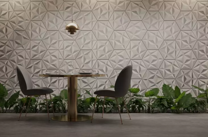 Panele dekoracyjne HEXAGON, PYRAMID