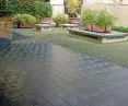 Terrace paved with black tiles 200x400mm, Galleria dell'Accademia, Florence