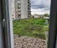 Green roof on a multi-family building in Lodz, Poland