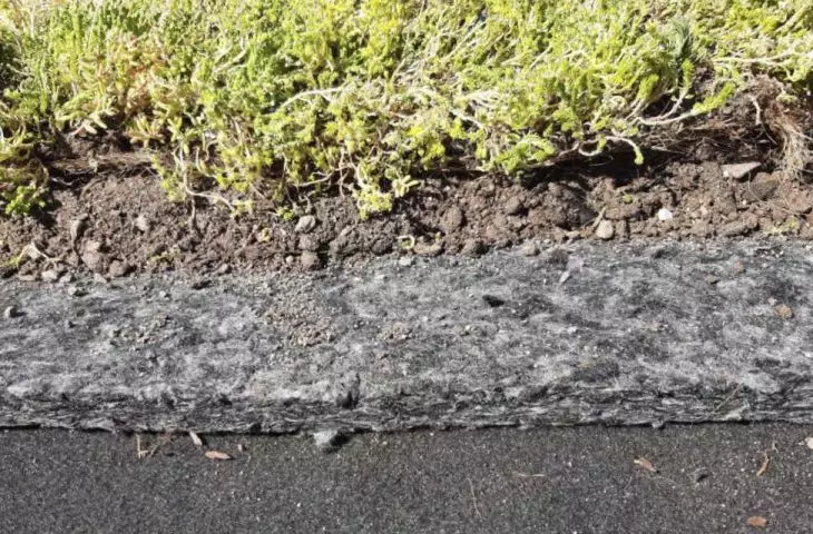 Zida Board - cross section through a green roof