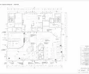 Project of a resort in Jastrzębie-Zdrój, first floor plan