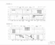 Projekt kurortu w Jastrzębiu-Zdroju, przekrój C-C i D-D