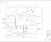 Project of a resort in Jastrzębie-Zdrój, first floor ceiling plan
