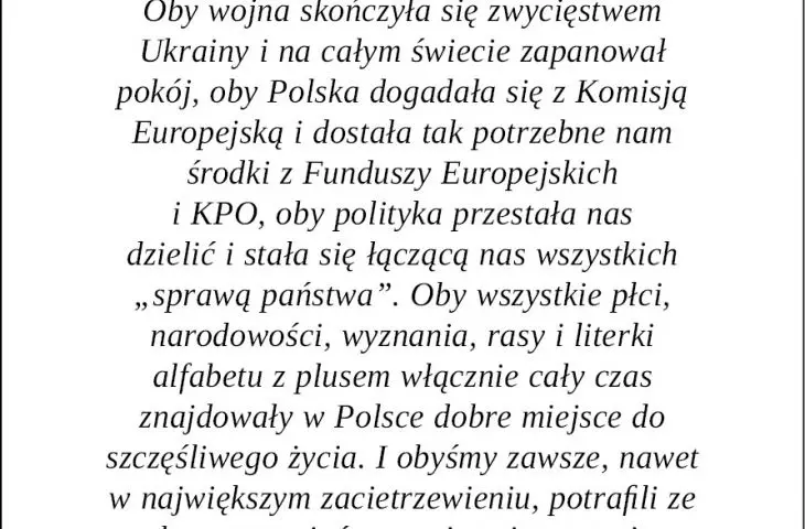 Życzenia świąteczne