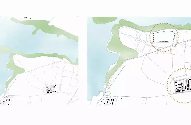 Village design, urban planning analysis