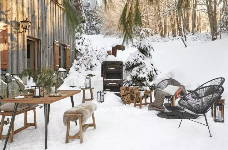 Chalet style is reminiscent of Alpine chalets