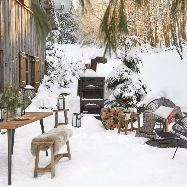 Chalet style is reminiscent of Alpine chalets