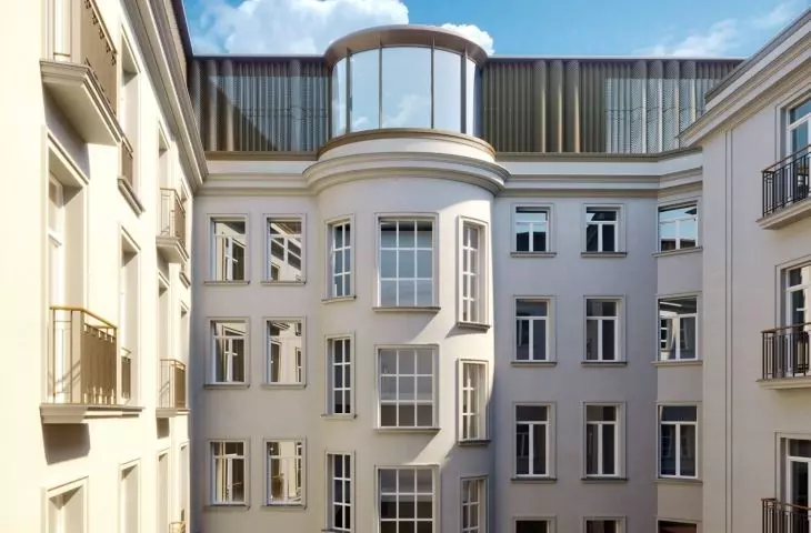 Hotel de Rome, Poznań, wizualizacja po przebudowie, proj. Front Architects