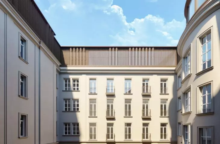 Hotel de Rome, Poznań, wizualizacja po przebudowie, proj. Front Architects
