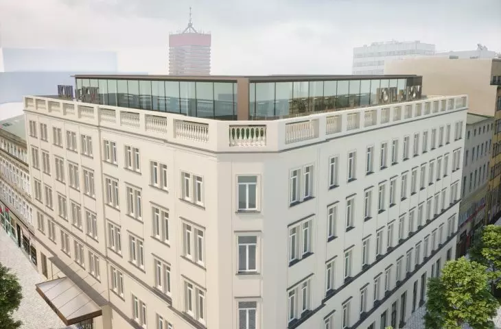 Hotel de Rome, Poznań, wizualizacja po przebudowie, proj. Front Architects