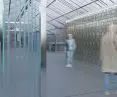 Wnętrze projektowanego obiektu, zastosowanie szkła elektrochromowego
