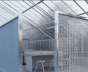 View of the painting workshop