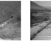 Photos of the road leading to the bunker