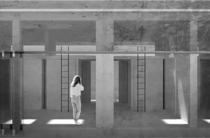 Visualization of the night shelter area