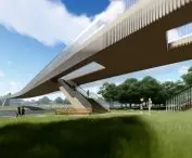 Projekt kładki Piastowskiej, I nagroda w konkursie z 2020 roku