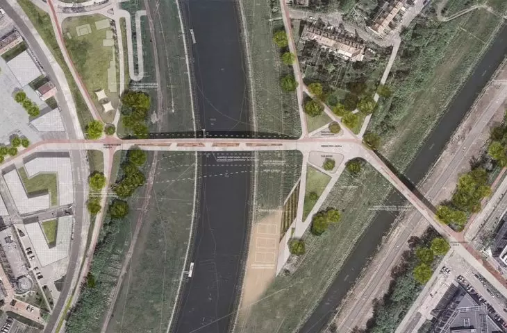 Projekt mostów Berdychowskich (kładki) w Poznaniu — proj. ARPA Architektoniczna Pracownia Jerzego Gurawskiego, Błażej Szurkowski, Maciej Sokolnicki oraz Adam Turczyn 