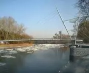Projekt kładki między Biedruskiem a Owińskami, na północnej granicy Poznania
